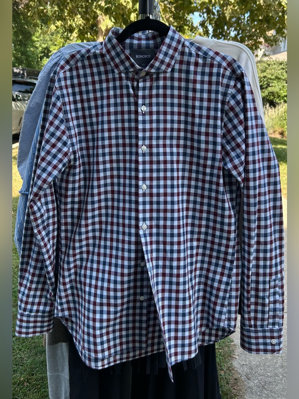 Bonobos Plaid Men’s Button Up - Men’s Medium